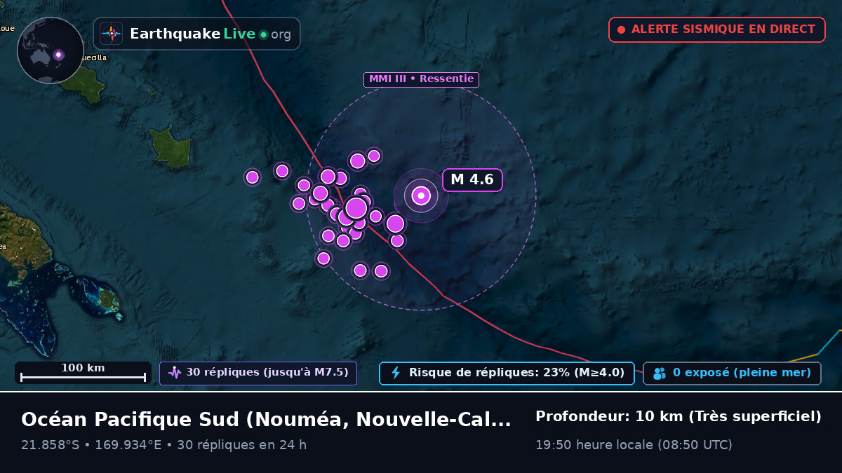Océan Pacifique Sud (Nouvelle-Calédonie)