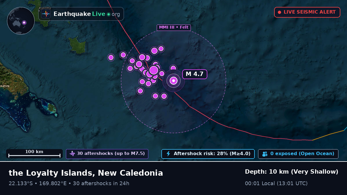 South Pacific Ocean (New Caledonia)