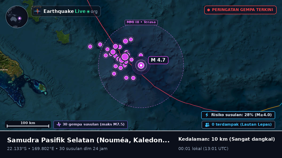 Samudra Pasifik Selatan (Kaledonia Baru)