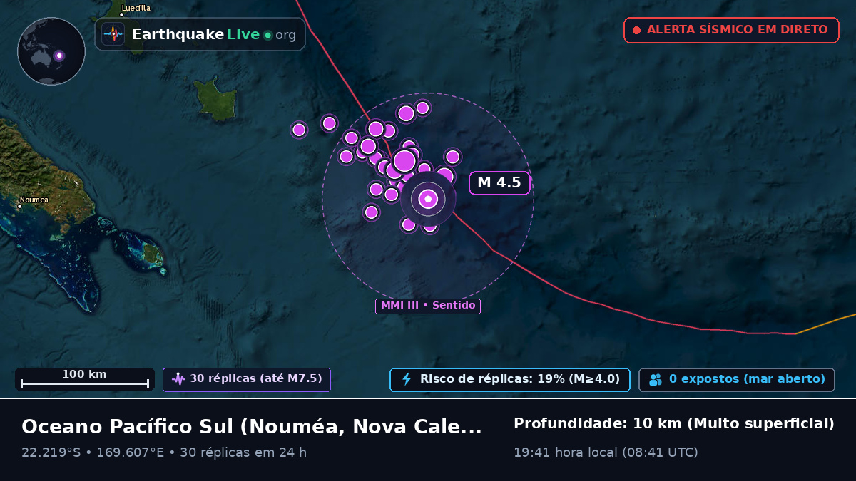 Oceano Pacífico Sul (Nova Caledónia)