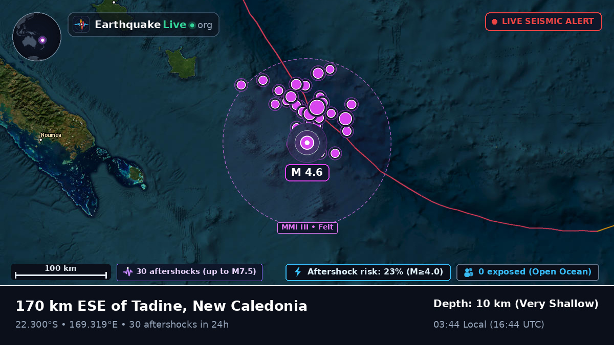 South Pacific Ocean (New Caledonia)