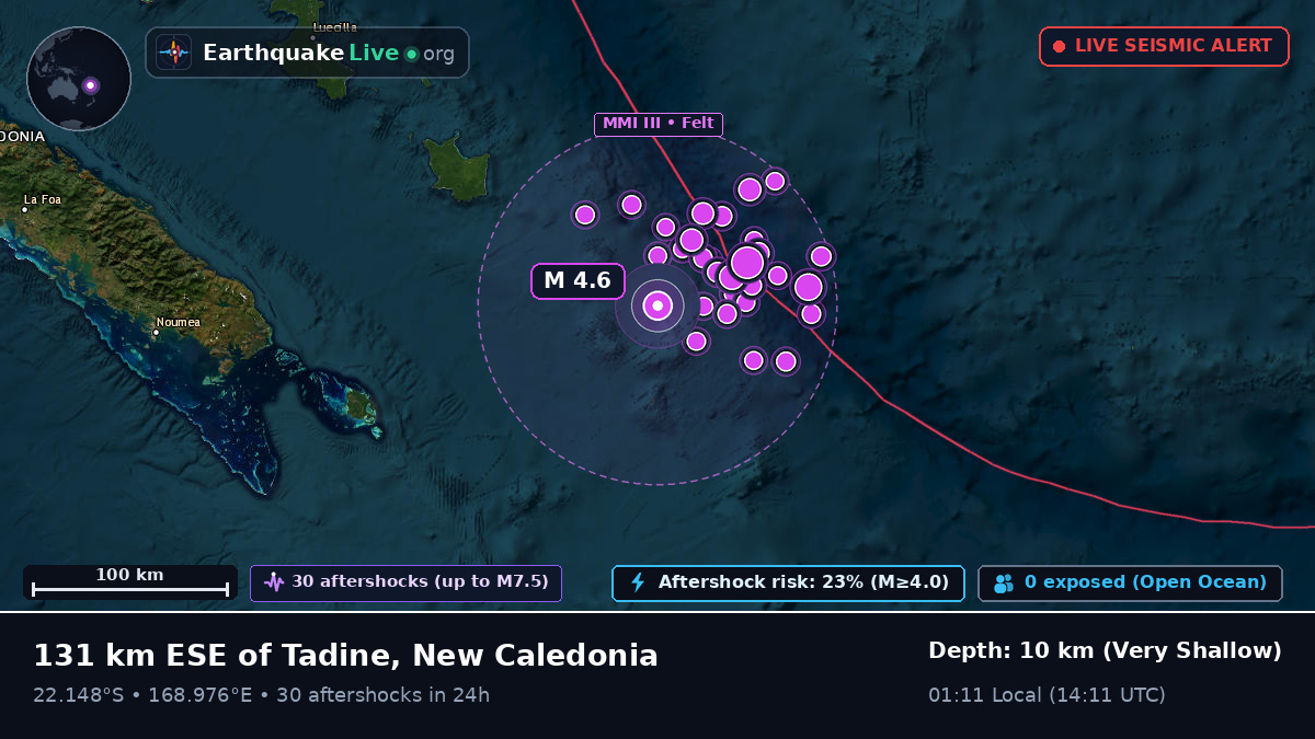 South Pacific Ocean (New Caledonia)