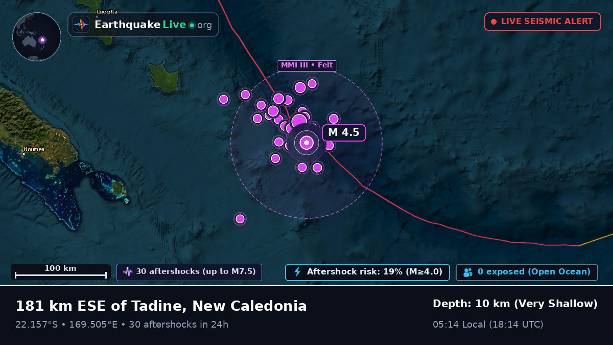 South Pacific Ocean (New Caledonia)