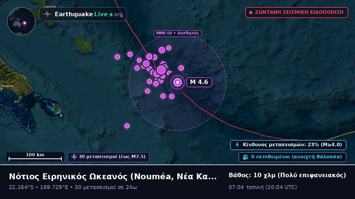 Νότιος Ειρηνικός Ωκεανός (Νέα Καληδονία)