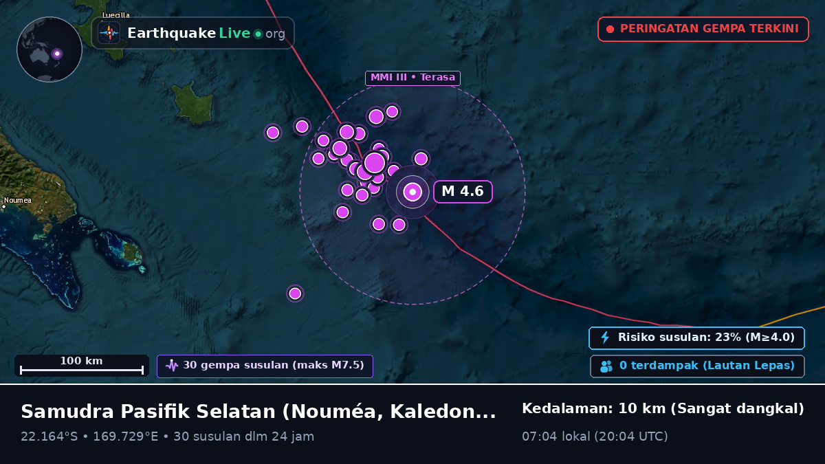 Samudra Pasifik Selatan (Kaledonia Baru)