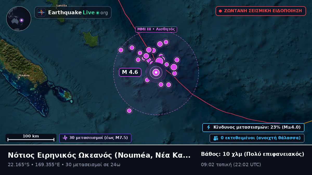 Νότιος Ειρηνικός Ωκεανός (Νέα Καληδονία)