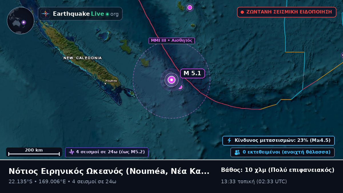 Νότιος Ειρηνικός Ωκεανός (Νέα Καληδονία)