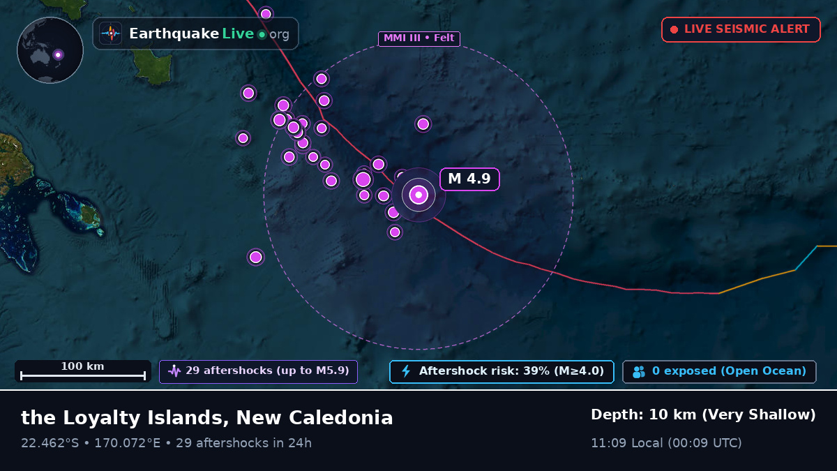 South Pacific Ocean (New Caledonia)