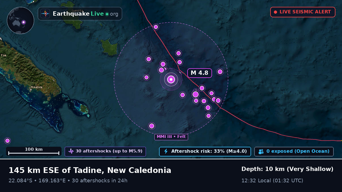 South Pacific Ocean (New Caledonia)