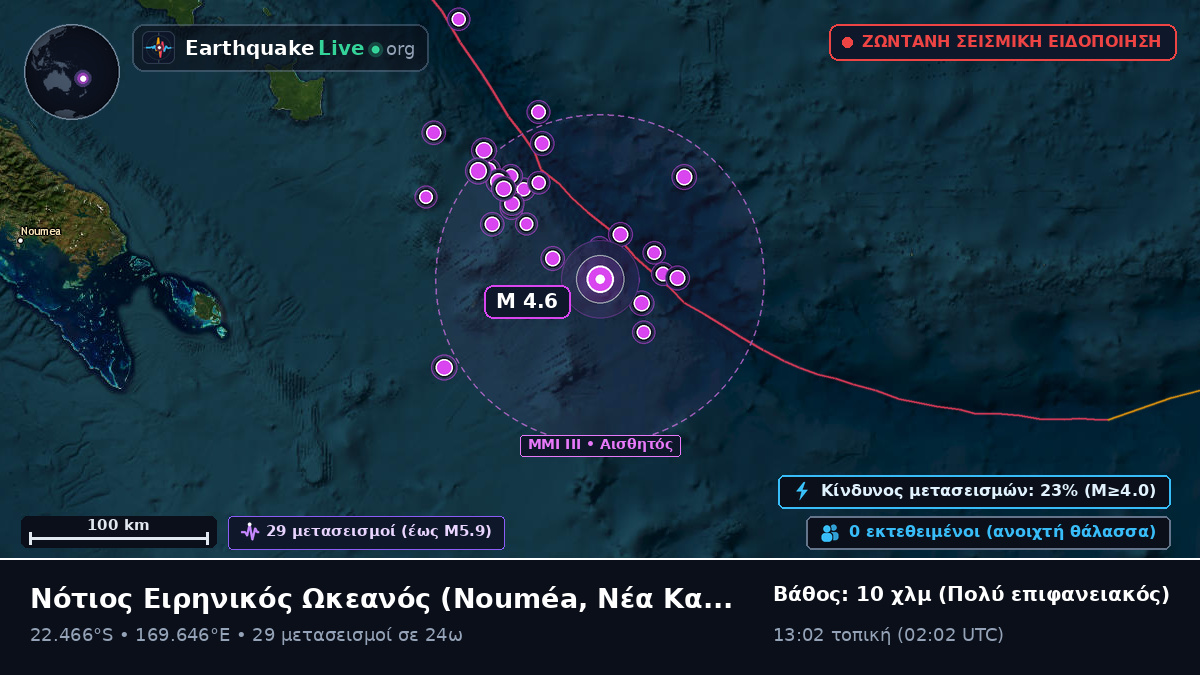 Νότιος Ειρηνικός Ωκεανός (Νέα Καληδονία)
