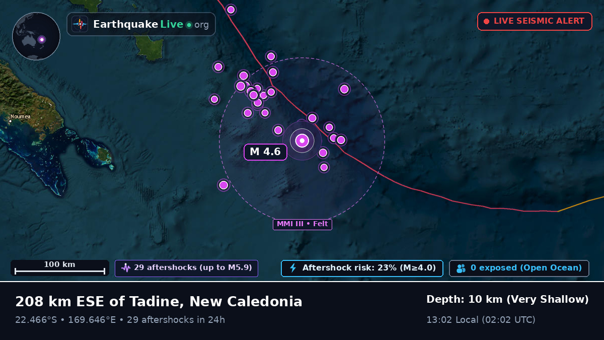 South Pacific Ocean (New Caledonia)