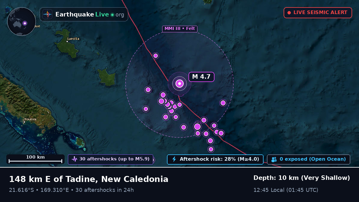 South Pacific Ocean (New Caledonia)