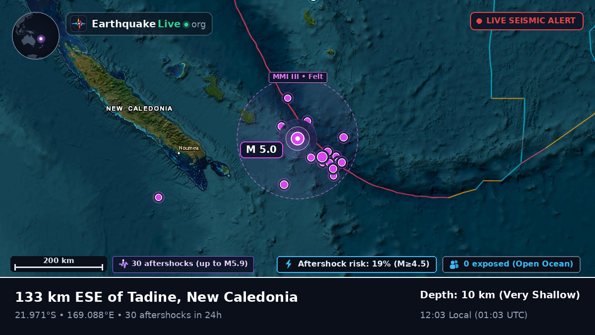 South Pacific Ocean (New Caledonia)