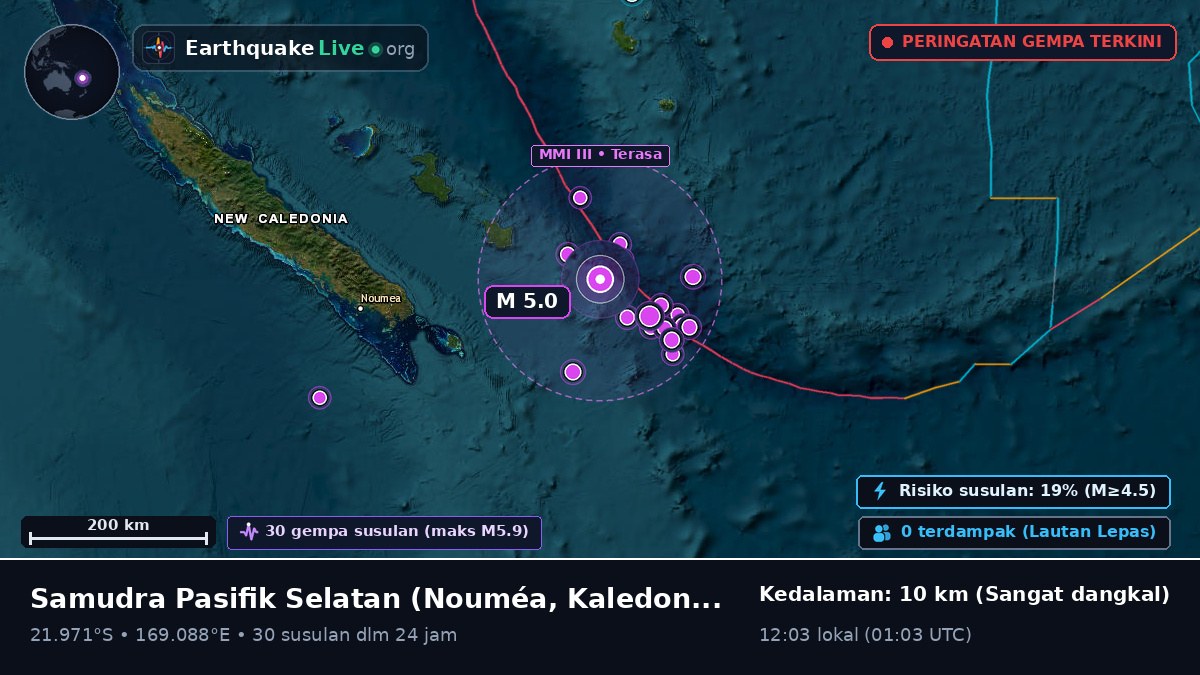 Samudra Pasifik Selatan (Kaledonia Baru)