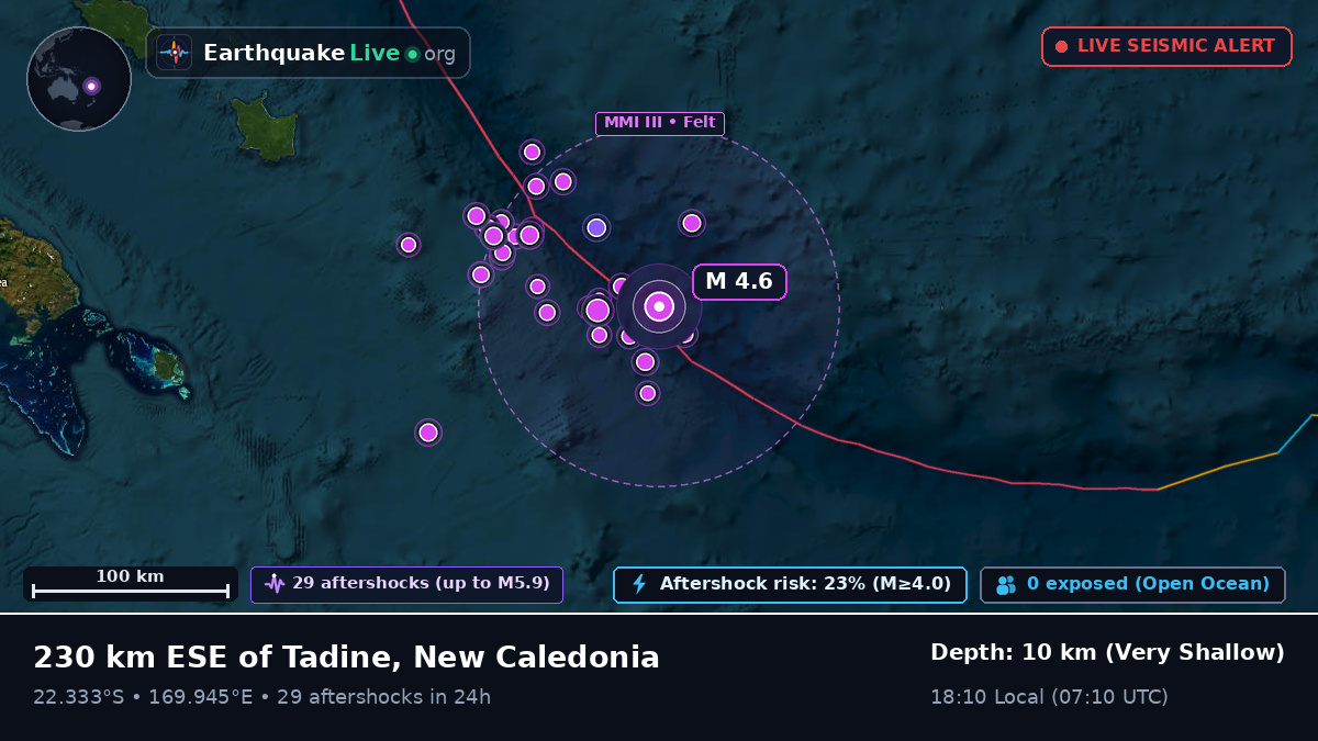 South Pacific Ocean (New Caledonia)