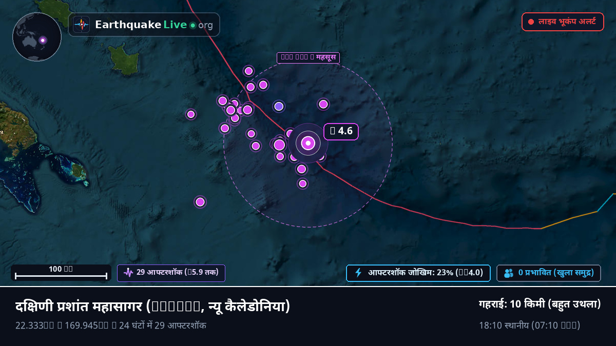 दक्षिणी प्रशांत महासागर (न्यू कैलेडोनिया)