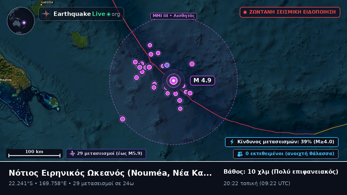 Νότιος Ειρηνικός Ωκεανός (Νέα Καληδονία)