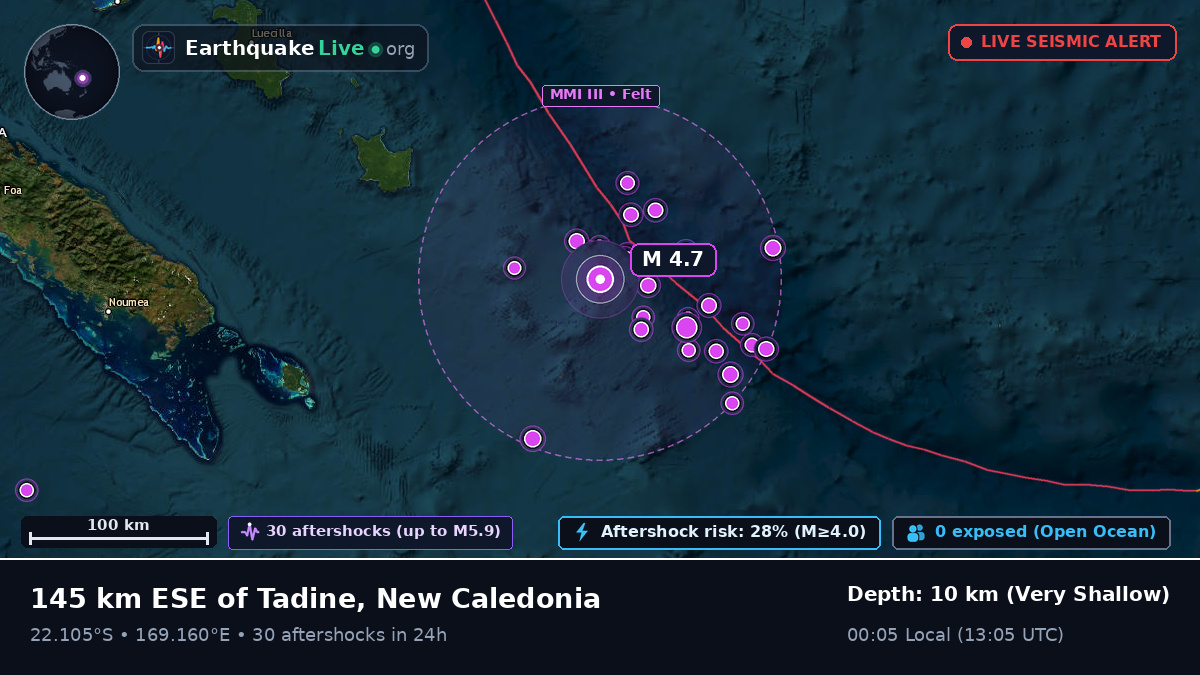 South Pacific Ocean (New Caledonia)
