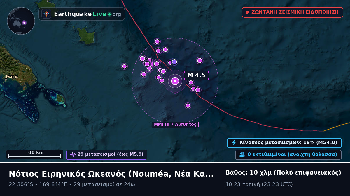 Νότιος Ειρηνικός Ωκεανός (Νέα Καληδονία)