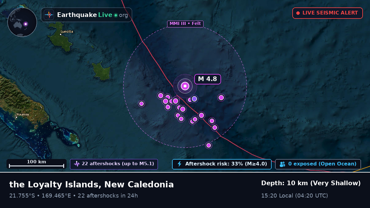 South Pacific Ocean (New Caledonia)