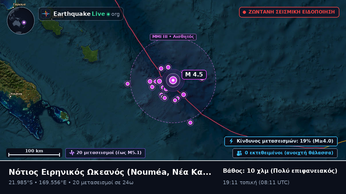 Νότιος Ειρηνικός Ωκεανός (Νέα Καληδονία)