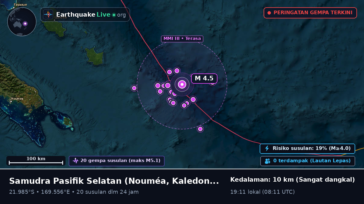 Samudra Pasifik Selatan (Kaledonia Baru)