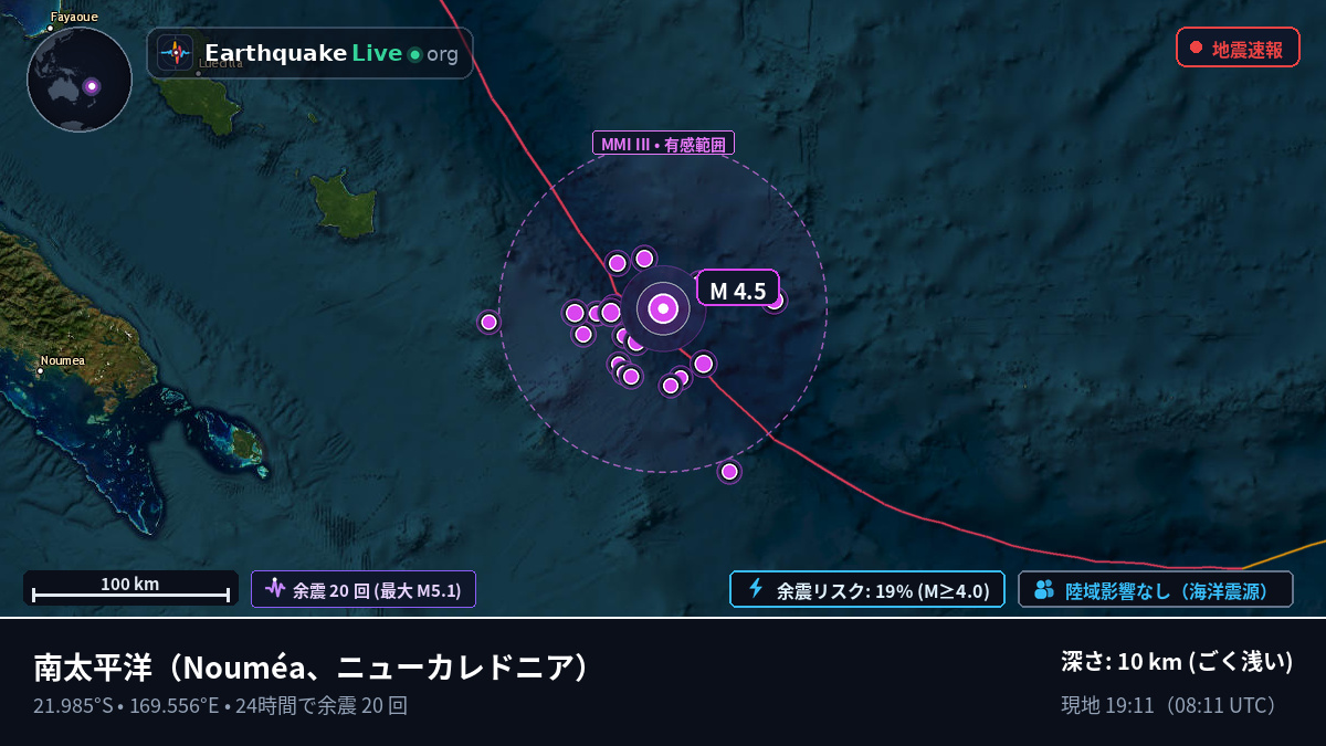 南太平洋 (ニューカレドニア)
