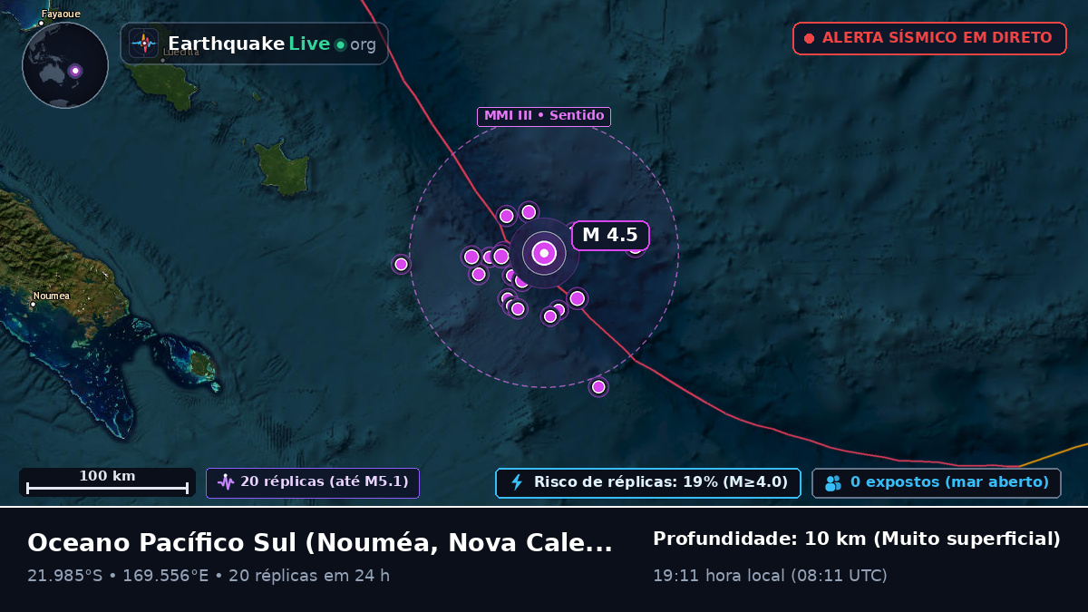 Oceano Pacífico Sul (Nova Caledónia)
