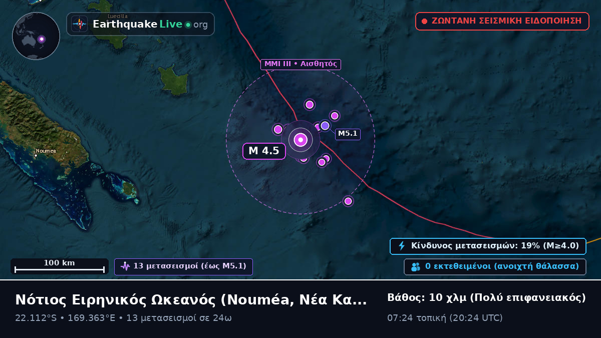 Νότιος Ειρηνικός Ωκεανός (Νέα Καληδονία)