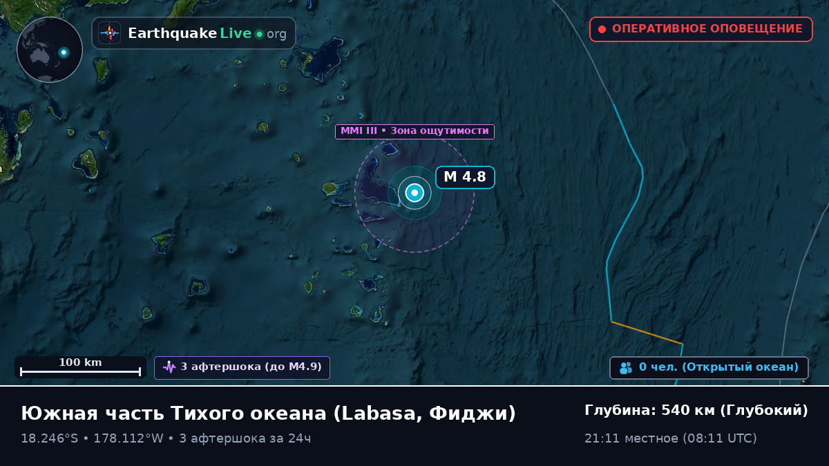 Южная часть Тихого океана (Фиджи)