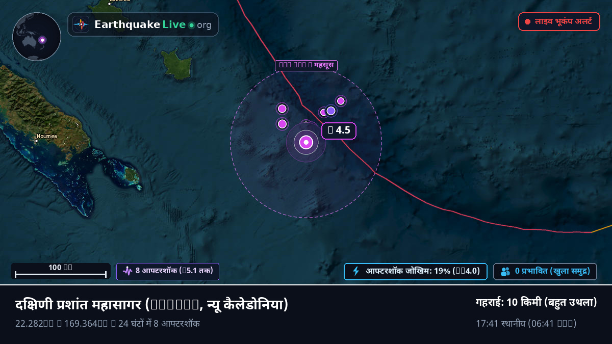 दक्षिणी प्रशांत महासागर (न्यू कैलेडोनिया)