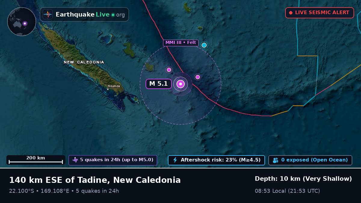 South Pacific Ocean (New Caledonia)