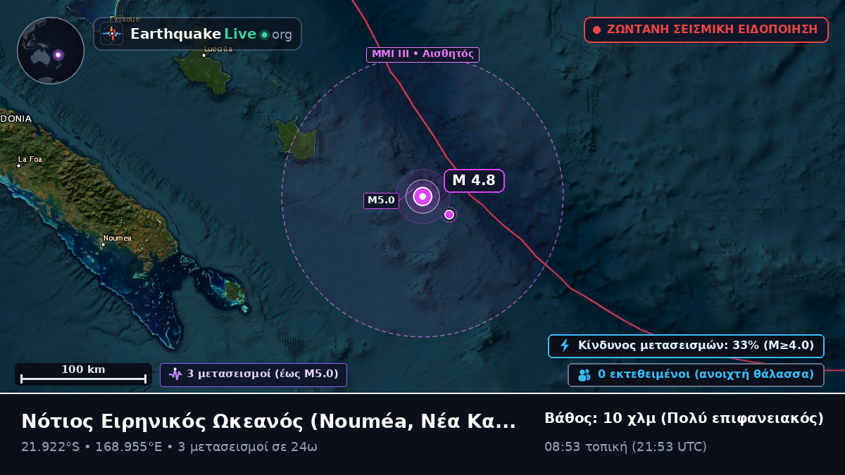 Νότιος Ειρηνικός Ωκεανός (Νέα Καληδονία)