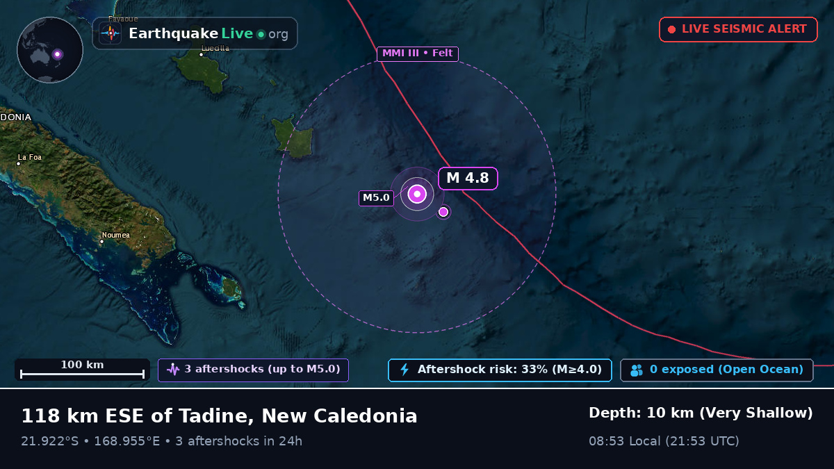 South Pacific Ocean (New Caledonia)