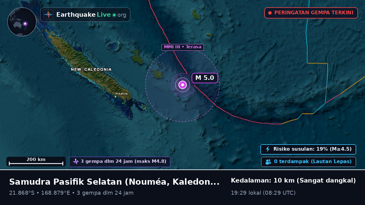Samudra Pasifik Selatan (Kaledonia Baru)
