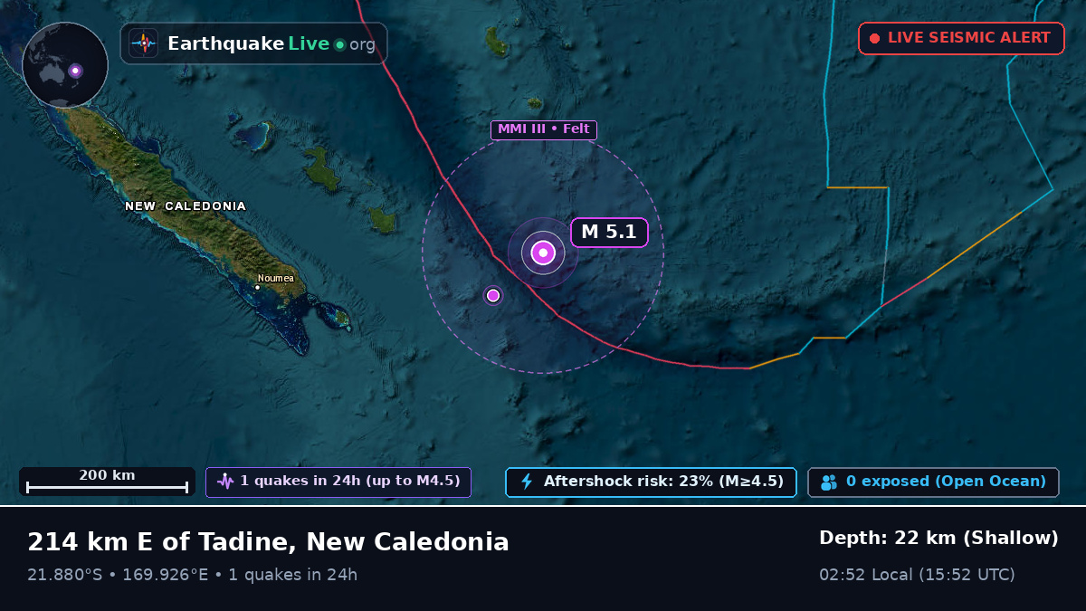 South Pacific Ocean (New Caledonia)