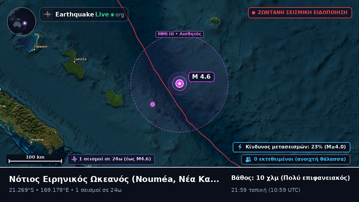 Νότιος Ειρηνικός Ωκεανός (Νέα Καληδονία)