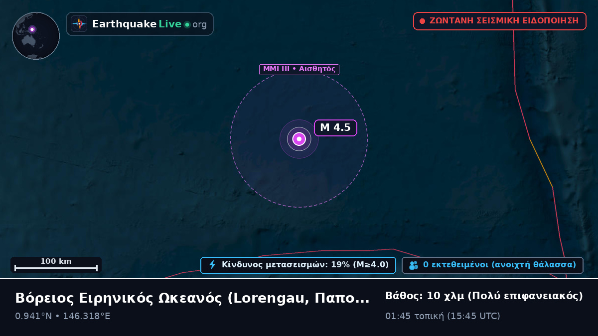 Βόρειος Ειρηνικός Ωκεανός (Παπούα Νέα Γουινέα)