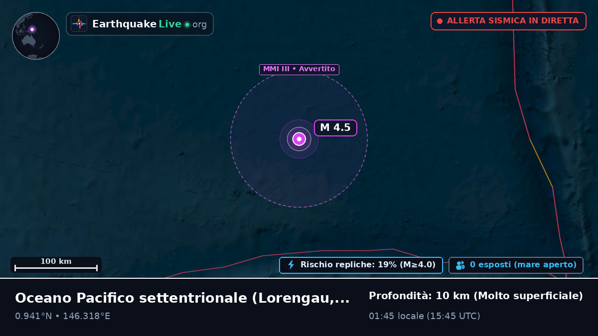 Oceano Pacifico settentrionale (Papua Nuova Guinea)