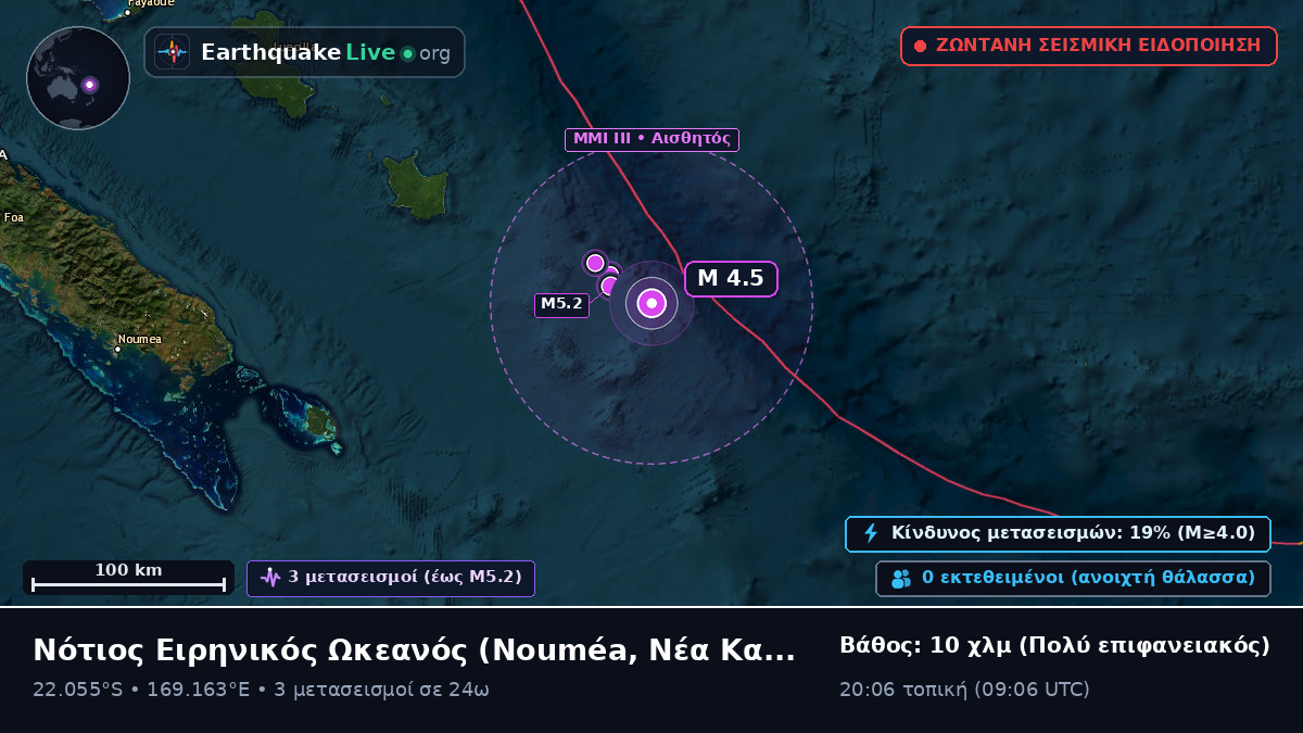 Νότιος Ειρηνικός Ωκεανός (Νέα Καληδονία)