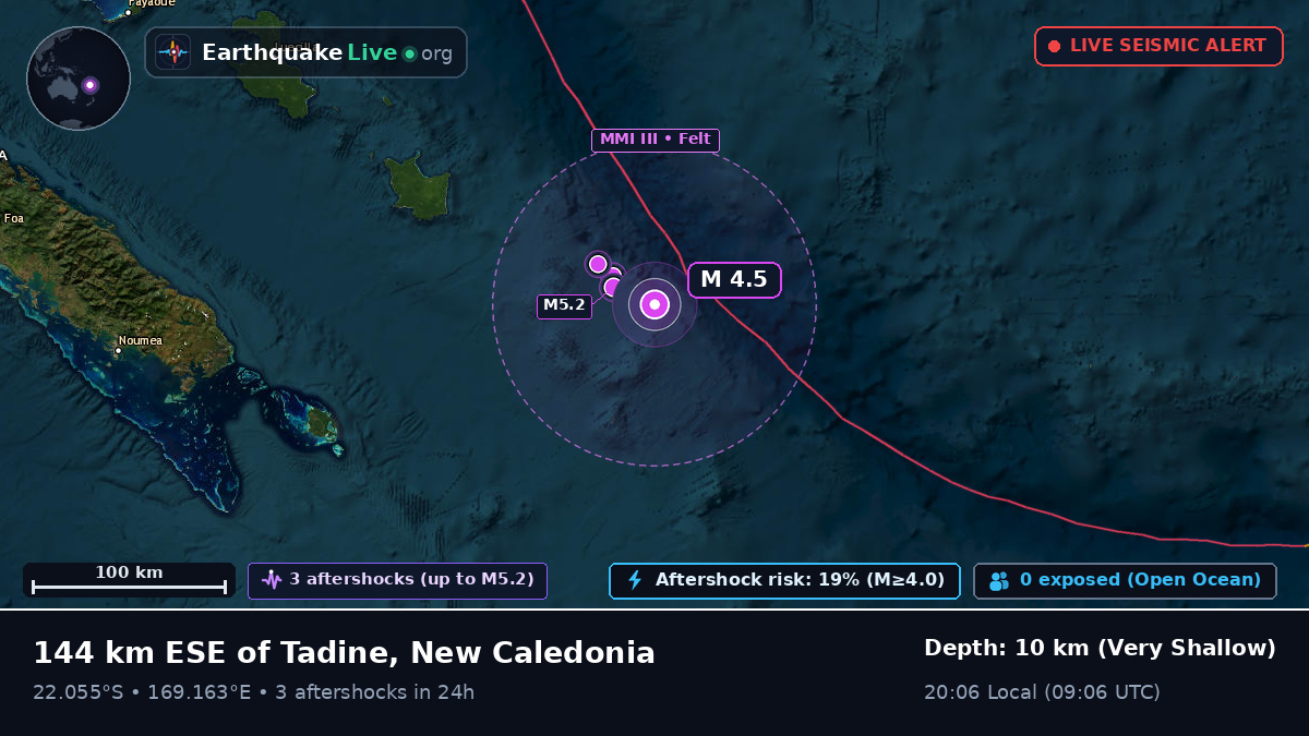 South Pacific Ocean (New Caledonia)