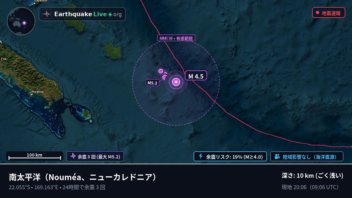 南太平洋 (ニューカレドニア)