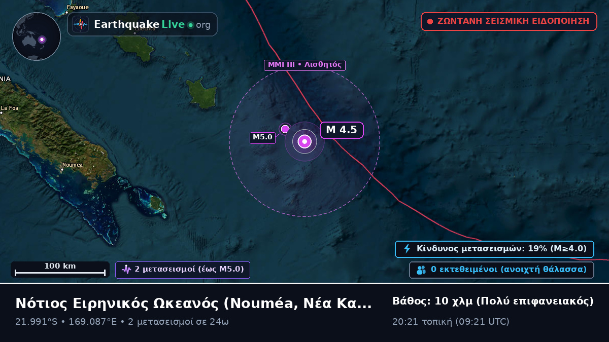 Νότιος Ειρηνικός Ωκεανός (Νέα Καληδονία)