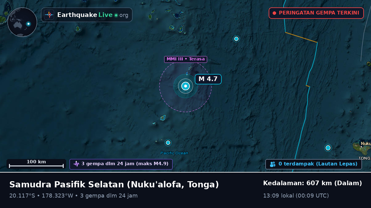 Samudra Pasifik Selatan (Tonga)