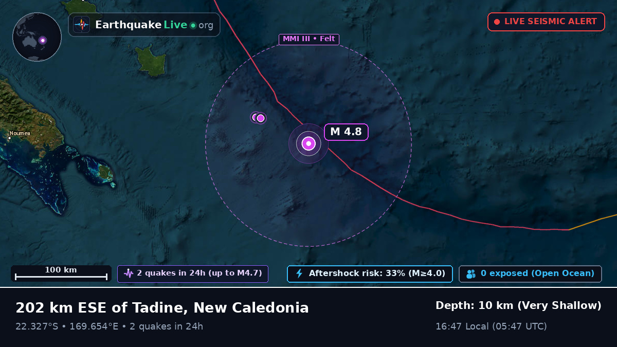 South Pacific Ocean (New Caledonia)