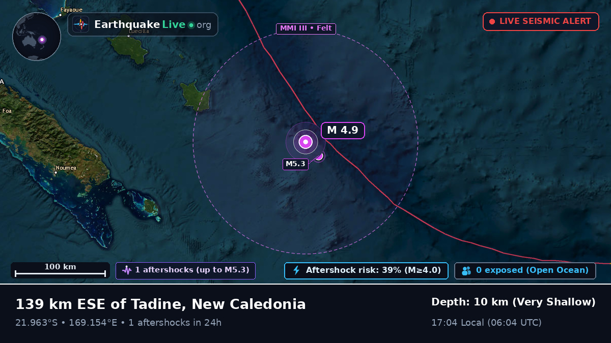 South Pacific Ocean (New Caledonia)