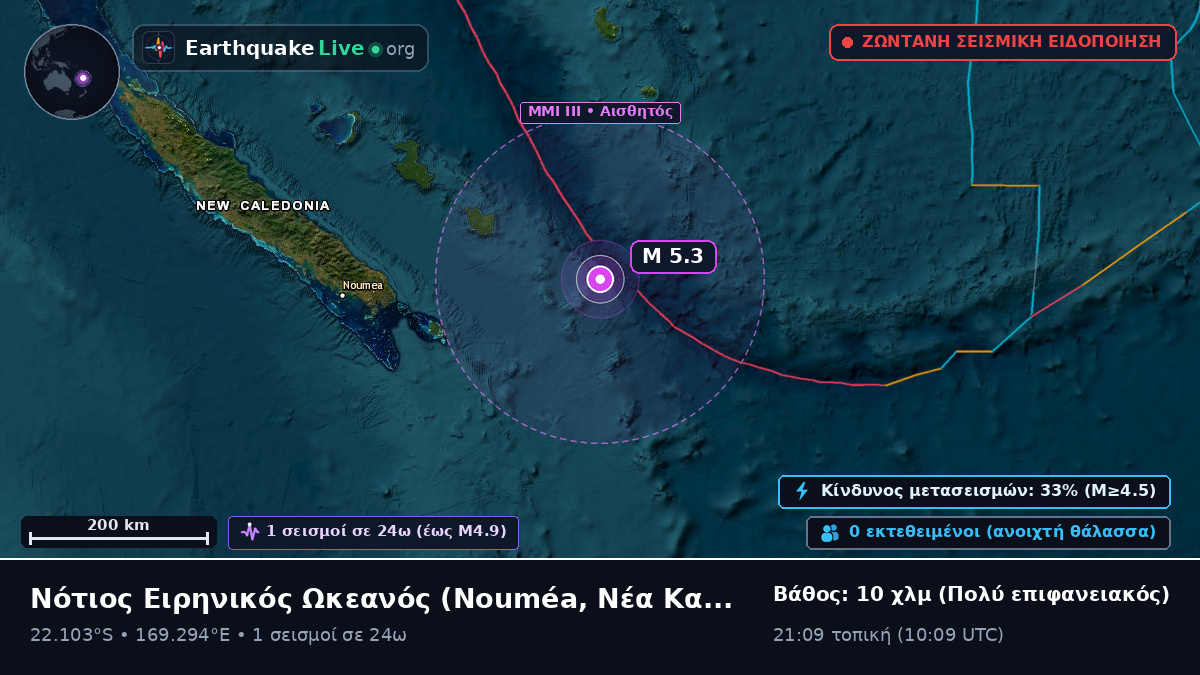 Νότιος Ειρηνικός Ωκεανός (Νέα Καληδονία)