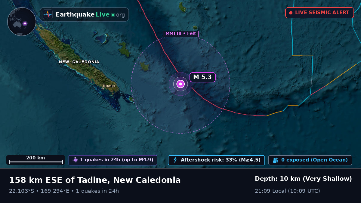 South Pacific Ocean (New Caledonia)