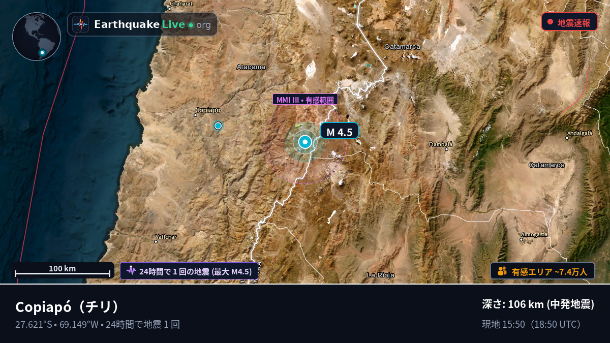 Atacama, チリ