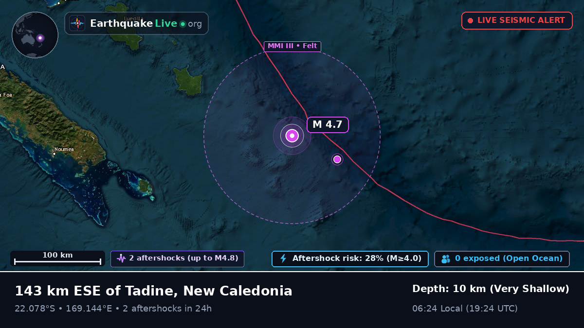 South Pacific Ocean (New Caledonia)